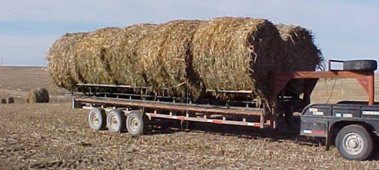 Self Unloading Round Bale Carriers Cliff S Welding Service Inc